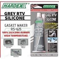Ready stock Hardex Grey RTV Silicone Gasket Maker ( RS 625 ) ~Haha Home Hardware~