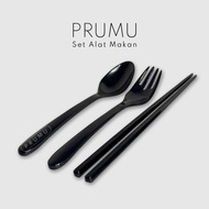 PRUMU Melamine Cutlery Set - Cutlery Set - Spoon Fork Set - Cutlery Package - Cutlery Souvenir - Cut