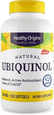 Ubiquinol (Active form of CoQ10), 200 mg - Activated Form of CoQ10 - Kaneka Ubiquinol Supplements fo