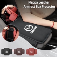 Car Center Consde Pad Cushion Armrest Cover Protection Mat For Mazda 2 3 CX5 CX30 CX8 CX3 Mazda2 6 5 CX9 BT50 Accessories