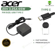 65W Acer Type C Laptop Charger 20V 3.25A for Travelmate P216 P216-51 TMP216 TMP216-51