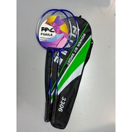 Badminton Rackets Twins Outdoor Sports Tranining Raket Badminton 羽毛球拍2个\羽毛 Ready Stock in malaysia f