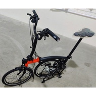 Litepro tri - fold bicycle Black