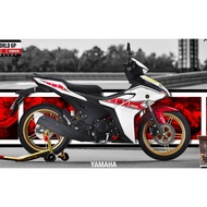 Yamaha Y16 Y16ZR WGP 60TH Anniversary Edition #Y16ZRMALAYSIA Cover Set CoverSet Full White Red Yellow GP