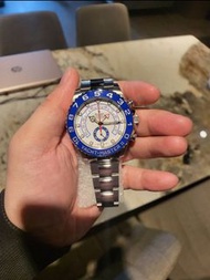 『已交流』勞力士 116680 新款賓士針 大遊艇 ROLEX Yacht-Master II 遊艇名仕II型 帆船倒數計時 藍色陶瓷框 44mm