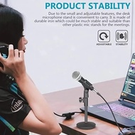 Mic Stand desktop Microphone Stand Adjustable Height Mic Holder (lsph)