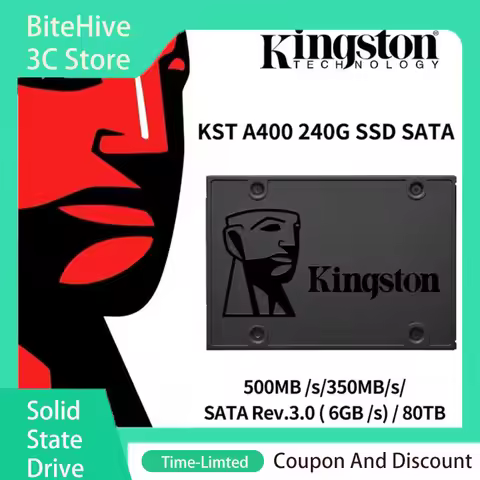 Kingston SSD Internal Solid State Drive SA400S37 SATA3 2.5 Inch SSDs SATA III HDD Hard Disk 120/240/