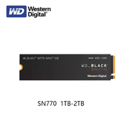 Western Digital SN770 WD SN770 Black 500GB 1TB 2TB - NVMe Gen4 PCIe, M.2 2280, Internal Gaming SSD