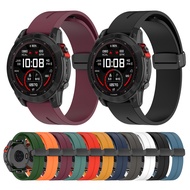 Silicone Quick Release Magnetic Buckle Watch Strap For Garmin Fenix 7 Strap / Fenix 7X /  Fenix 7S / Fenix 6 / Fenix 6pro/ Fenix 6X Strap Fenix 5 / 5X plus / Forerunner 965 Strap