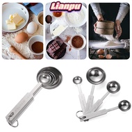 LIANPPH 4 Pcs/Set Scales Kit Kitchen Gadgets Stainless Steel Tableware Flour Scoop