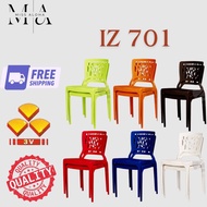 3V Modern Stackable Dining Plastic Chair IZ701 Office/ Cafe/ Pub/ Kopitiam/ Restoran Chair