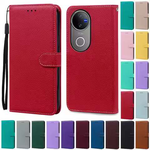 For Vivo V50 Case Flip Wallet Leather Cover For Vivo V50 5G Case Stand Book Phone Cover Coque Fundas
