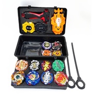 Spinning top Kids Boy Toys Fusion Combination Arena Beyblade Burst Metal Bayblade Launcher 12Pcs