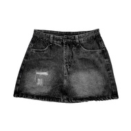 Chân Váy Jean Bò Dáng Ngắn SIMPSON Váy Jean Y2K Nữ Hot Trend Chất liệu Jean Thun - QS04