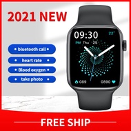 Smartwatch สมาทวอท IWO HW22 applewatch 2021 นาฬิกาผู้ชาย นาฬิกาผู้หญิง apple watch Smart Watch Men Bluetooth Call Waterproof Calculator Heart Rate Monitor นาฬิกาสมาร์ทวอช Smartwatch For IOS Android สมาร์ทวอช apple watch 7 นาฬิกาข้อมือ Pink