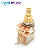 1pcs Guitar Potentiometer Push Push Potentiometer A250K / B250K / A500K / B500K Copper Short and Lon