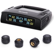 Tymate TM2 RV Tire Pressure Monitoring System, Tire Pressure Monitor with Solar Charge, TPMS with 4 