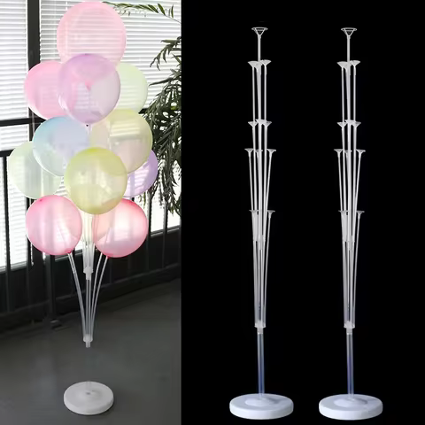 2 sets of 1.6M balloon table floating center decorations for party decoration balloon racks