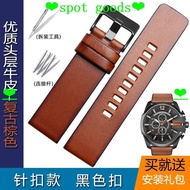 Watch Strap Alternative Diesel Diesel Genuine Leather Watch Strap DZ4343DZ1657DZ4323 Men Women Coupl