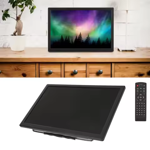 15.5 Inch Digital TV ATSC High Sensitivity Portable Digital Television Portable TV Player Portable D