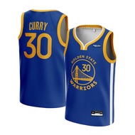 CODE B22Y Jersey Stephen Curry GSW Golden State Warriors 3 BLUE BLUE Swingman Basketball NBA Shirt T