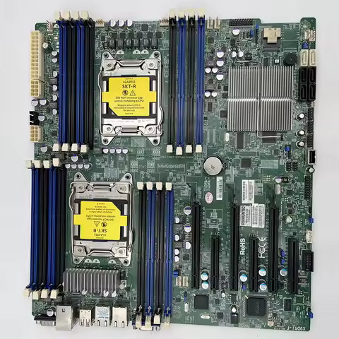 X9DRi-F For Supermicro Two-way Server E-ATX Motherboard LGA 2011 Intel C602 DDR3 Xeon E5-2600 and E5