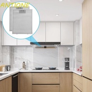 ANTIONE Cooker Hood Mesh Filter, Ventilation Aluminum Mesh Kitchen Extractor Fan Filter, Easy To Install Oil-proof Silver 32*26cm Range Hood Dust Filter Kitchen