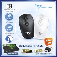 ALCATROZ AirMouse Pro 5C 1600CPI Silent Click Wireless Mouse -Free Mousepad & Battery