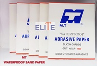 MT WATERPROOF ABRASIVE PAPER / SAND PAPER / KERTAS KASIR (CP60 - CP3000) 100PCS