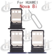 For Huawei nova 8i Sim Card Tray Slot Holder Card Holder Reader SD Slot Adapter Replacement Parts