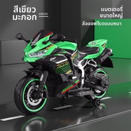 รถเด็กไฟฟ้าดีไซน์มอเตอร์ไซค์ – 3 ล้อกันล้ม นั่งได้ 1-2 คน แบต 12V สำหรับเด็ก 2-6 ขวบ มีเข็มขัดนิรภัย