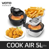 (Starting)VOTO Korea CA-5L Cook Air Fryer 5L Cooker Oven Airfryer lXGNSpot in the warehouse