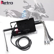 USB Charger Phone Holder Stand Bracket for BMW R1200GS / Adventure 2013-2018 R1250GS ADV 18-19 Motor