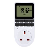 Electronic Timer Socket LCD Digital Timer Switch EU FR US UK AU Plug Timers 7Day 12/24 Hour Programm