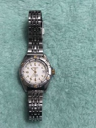 {稀有}TISSOT  PR100天梭潛水石英錶 女錶 瑞士製 防水100m  夜光 近全新