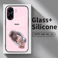 HP Glitter Glass Softcase FOR OPPO A6X 4G 5G/ - Casing OPPO A6X 4Ghp 5G/ - K122