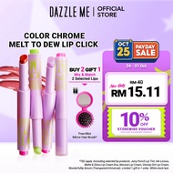 [NEW] DAZZLE ME Color Chrome Melt to Dew Lip Click SPF 25 PA+++ Lip Balm Plump Jelly Lipstick Pen 2g