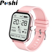 POSHI Bluetooth Call Social Smart Watch for Women Waterproof Sports Watch Heart Rate Blood Pressure Ladies Smart Digital Watch for Ios Android