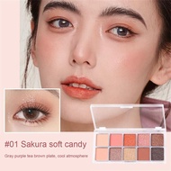 XIEJ 13ชิ้นชุดแต่งหน้า LAMEILA10อายแชโดว์สี + คอนซีลเลอร์ SVMY + ลิปเคลือบริมฝีปากเสน่ห์ SVMY + Bobe