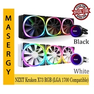 NZXT Kraken X73 RGB 360mm AIO Liquid Cooler Black/White (LGA 1700 Compatible)
