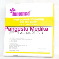 INNOMED HYDROCOLLOID DRESSING With Thin Border Size 10cmx10cm Per Piec
