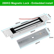 DC12V Electromagnetic Lock 180KG/350lbs Electric Magnetic Lock Waterproof Electronic Door Locks 60KG