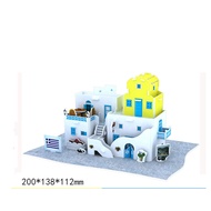 Greek House Architecture - 3D Paper House Model
