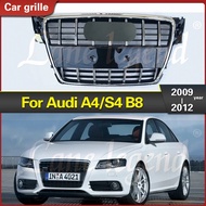 Car Front Bumper Grille Center Racing Grill for Audi RS4 for A4/S4 B8 2009 - 2012 (Refit for RS4 Sty