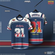 UNIQUE NATION STREETWEAR JERSEY DESIGN NUMBERIC PRINTED S-8XL BAJU ROUND-NECK KASUAL SIMPLE KAIN JER