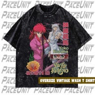 Kaos Anime Yuyu Hakusho Yoko Kurama Manga Bootleg T Shirt