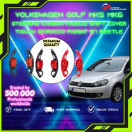 Volkswagen Golf MK5 MK6 Steering Carbon Paddle Shift Cover Tiguan Scirocco Passat B7 Beetle