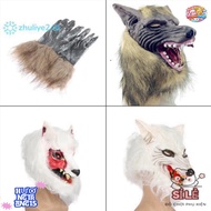 Halloween Wolf Mask + Gloves - Spooky Party Cosplay Costume