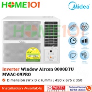 (PRE-ORDER) Midea Inverter Window AirCon with Remote 8000btu MWAC09PRO | MWAC-09PRO *NO INSTALLATION