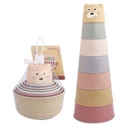 1set Fun Stacking Cups Baby Early Learning Cognitive Educational Toys For Bathroom, Beach And Swimmi